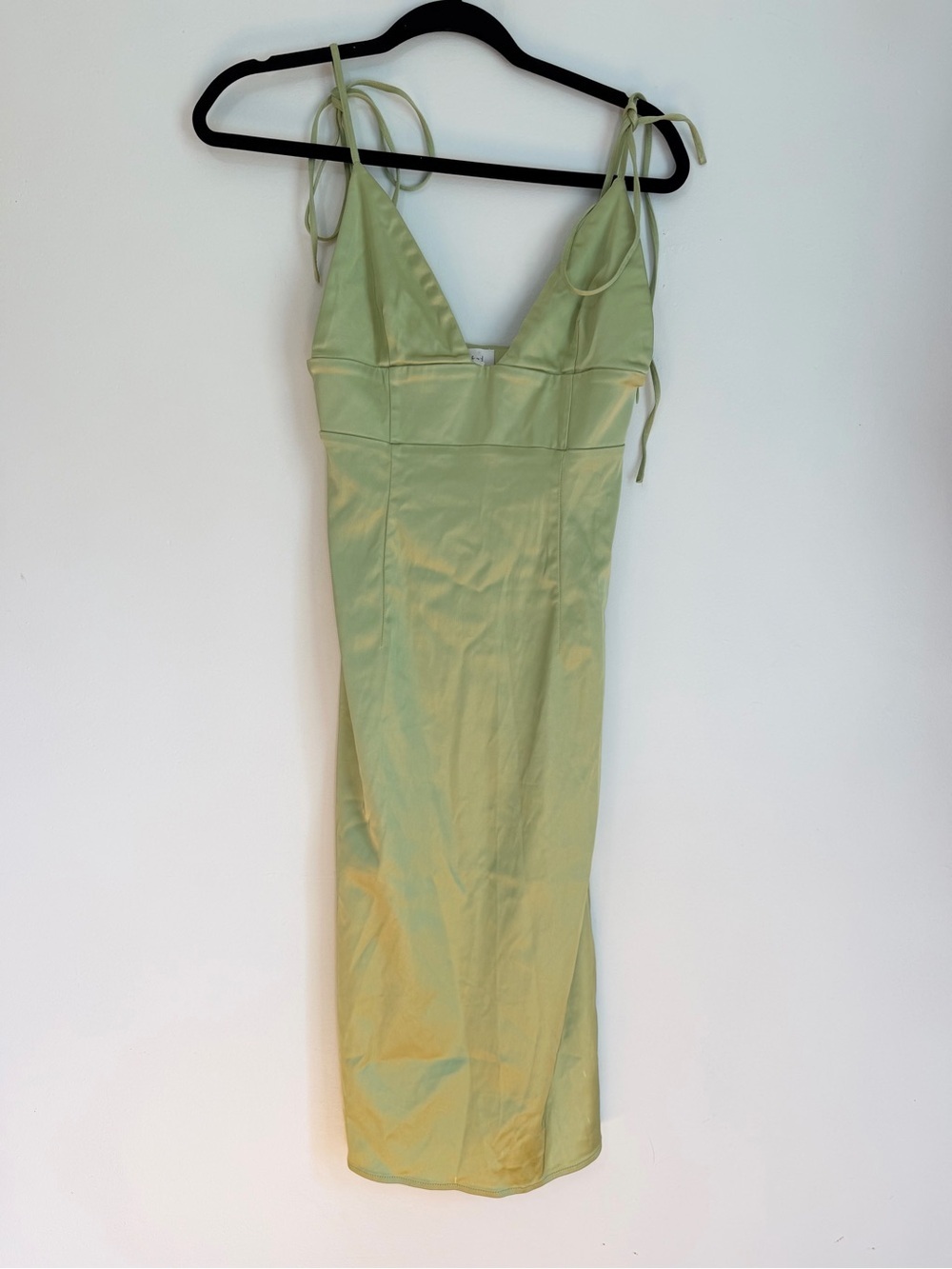Wilfred aritzia zadie green mini dress size small wedding guest date